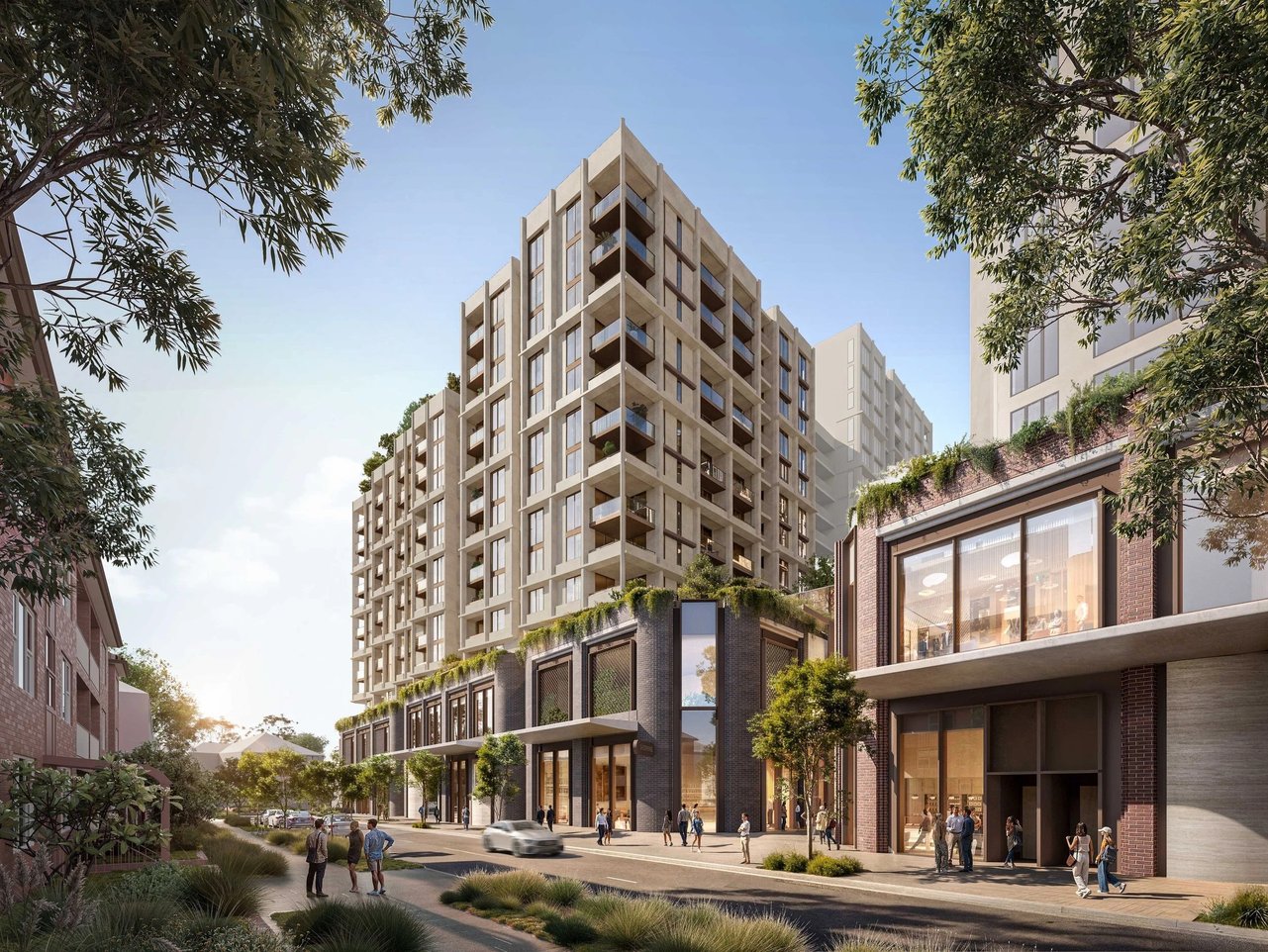 Artist impression from Barber Avenue